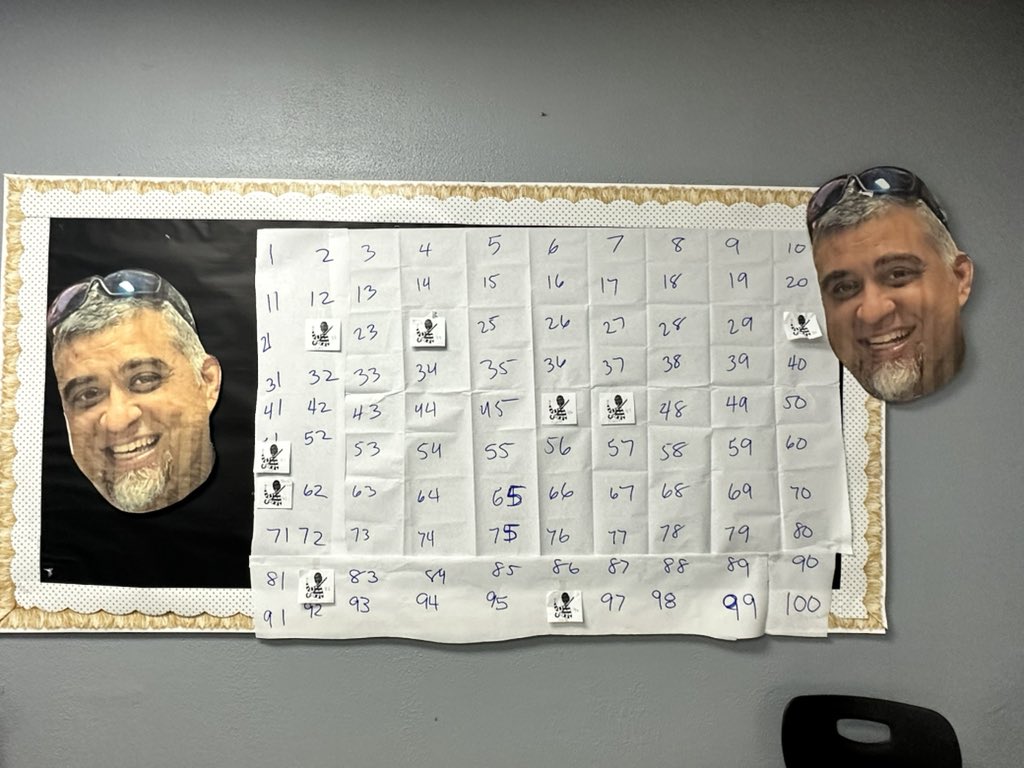 CCISDSanders's tweet photo. Our staff gets to play today…where is Dr. A for the 100 days of school ⭐️. Best of luck to all our competitors #teamsanders #ccisdproud https://t.co/9DDKyHBJpU
