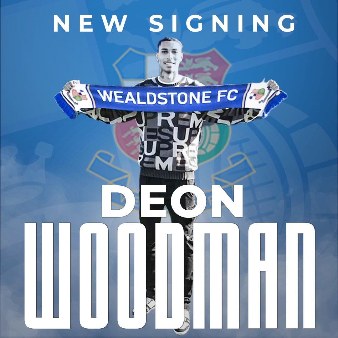 𝐍𝐄𝐖 𝐒𝐈𝐆𝐍𝐈𝐍𝐆: 𝐃𝐄𝐎𝐍 𝐖𝐎𝐎𝐃𝐌𝐀𝐍

We are thrilled to welcome Deon Woodman, a 6’5 defender, who joins us on loan from <a href="/QPR/">QPR FC</a> 

wealdstone-fc.com/post/deon-wood…