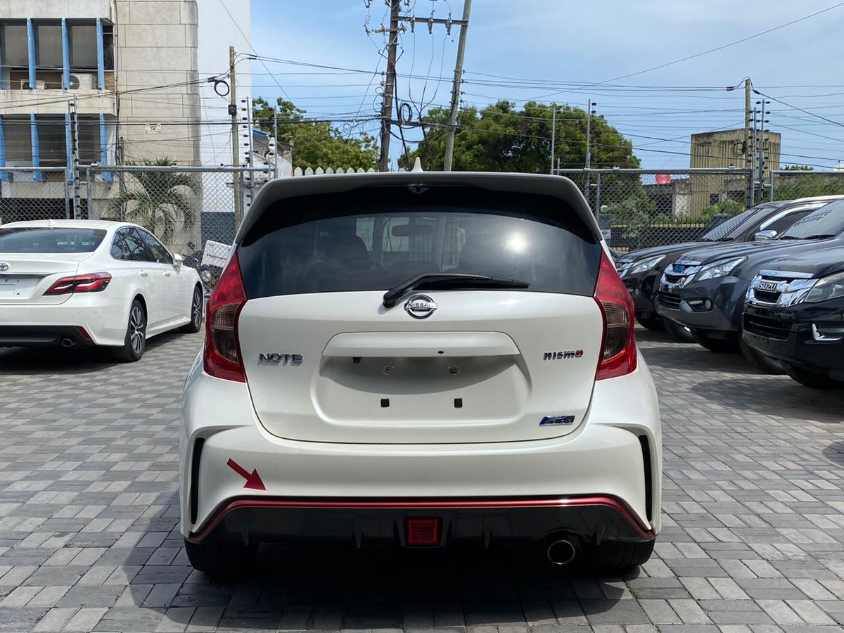 ▪️Make. Nissan ▪️Model Note Nismo ▪️Mileage. 80528km ▪️Fuel Type. Petrol ▪️Engine Capacity 1200cc ▪️Year 2016 ▪️Transmission Automatic ▪️Drive Type 2WD ▪️Ext Color. Pearl ▪️Int. Color. Black ▪️Doors.…