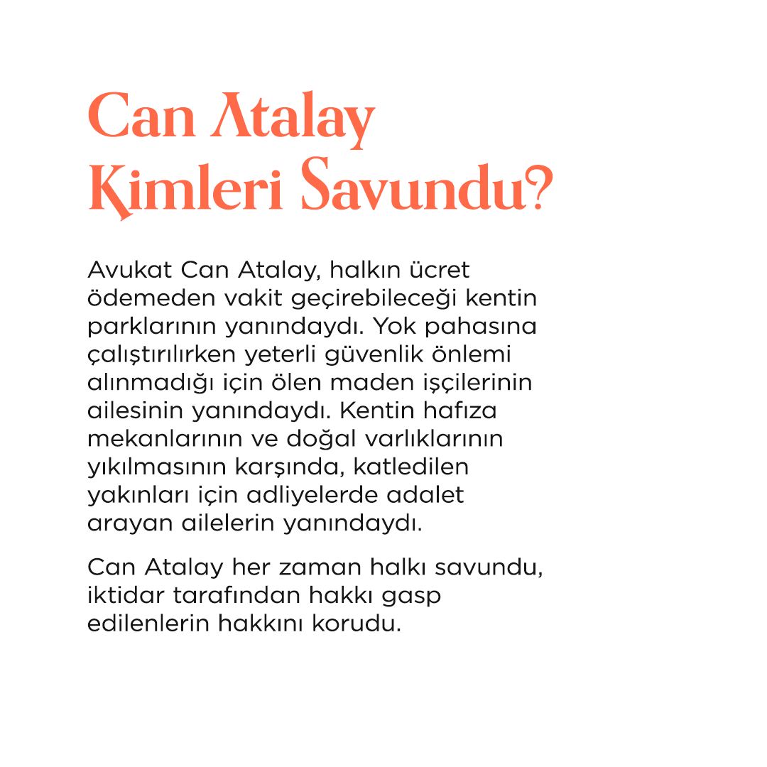 tipgenelmerkez's tweet photo. Seçilmiş Hatay Milletvekili Can Atalay: "Türkiye bu kuralsızlık ve hukuksuzluk deli gömleğine sığmayacak. Hep birlikte göreceğiz!"

#Konuşacağız