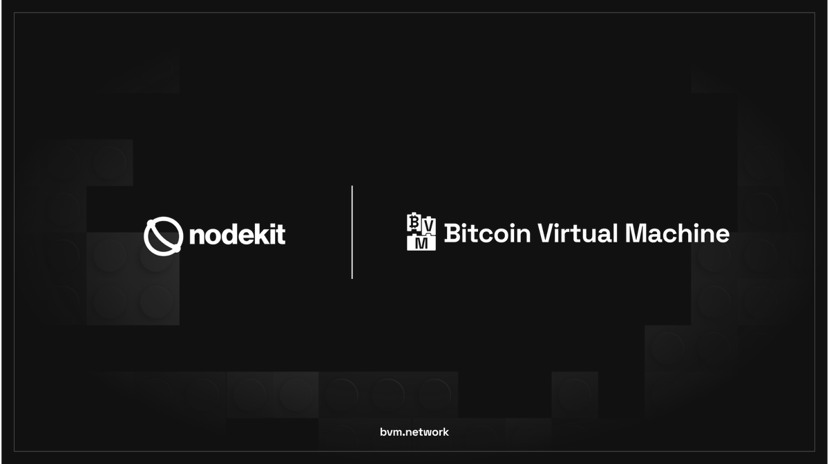 BVMnetwork's tweet photo. BVM is partnering with @nodekitorg for SEQ-enabled rollups on #Bitcoin!

By integrating its DA with decentralized sequencing, BVM is addressing scalability constraints through Bitcoin-secured rollups––here’s how: https://t.co/96rznCYQXW