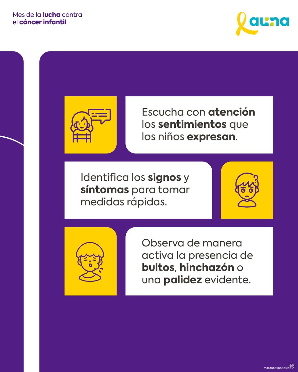 Unidos en la lucha contra el cáncer infantil: Sonrisas que sanan. 🌈👦🏻🎗️

👩🏽‍⚕️En Auna, lanzamos nuestra campaña de concientización y educación para la detección temprana del cáncer infantil. 🎗️

#SonrisasqueSananAuna