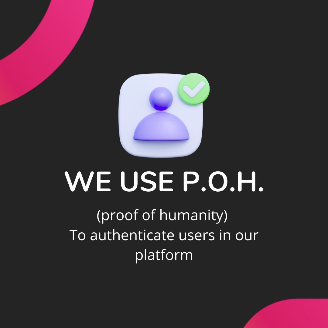 Rendible_it's tweet photo. We use P.O.H. on all our platforms to make sure everyone is in a safe place.
If you want to discover all the benefits of decentralized crowdfunding visit our website!
https://t.co/vfT6S034op
-------
#startup #raisemoney #crowdfunding #crypto #blockchain #dopot https://t.co/xzkdlHeRXp
