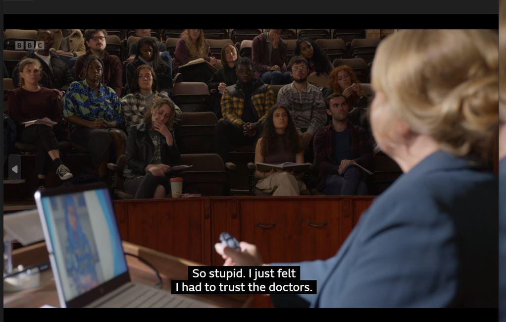 How many real life women doctors are campaigning to end horrendously painful #hysteroscopy?  
How many NHS hospitals offer safely monitored IV sedation+analgesia for the extreme pain of #womb endoscopy?  #medtwitter   Here's fictional Dr Nina telling med students to prevent pain.