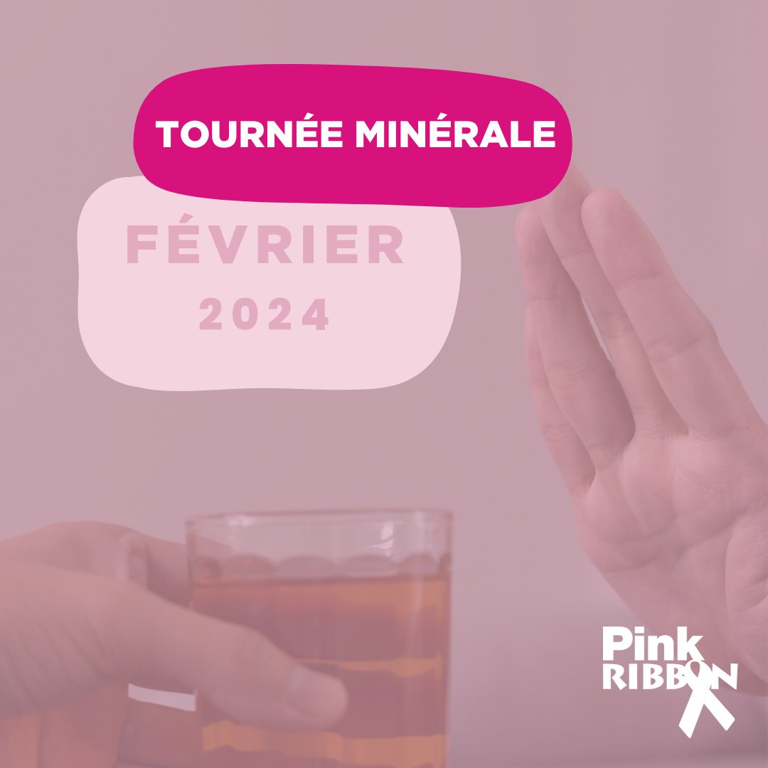 📢 Le mois de février est placé sous le signe de la Tournée Minérale, un mois de non consommation d'alcool.  

Pour en savoir plus sur les effets de l'alcool et son lien avec le cancer du sein : pink-ribbon.be/fr/actuel/lalc…… 

#pinkribbonbelgium #cancerdusein #tourneeminerale