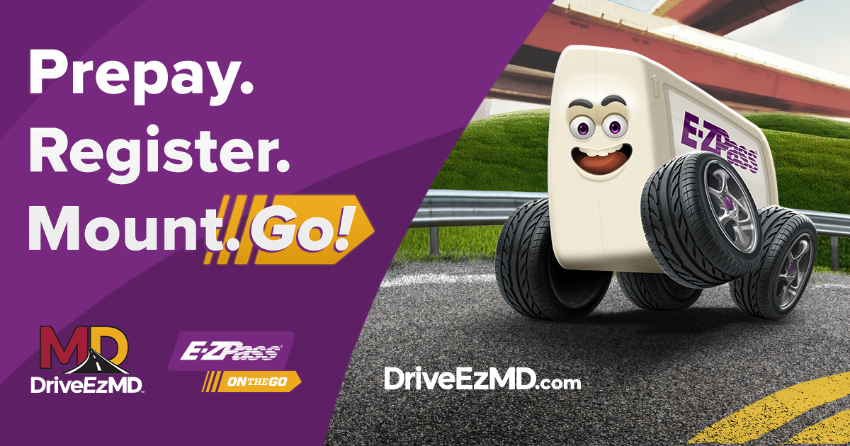 TheMDTA's tweet photo. E-ZPass "On the Go" transponders are available at participating @MD_MVA branches, Giant and Weis Supermarkets. They come with $25 in prepaid tolls. Register, mount and GO! For locations, visit https://t.co/5JQiz0nkxK #EZPassMD https://t.co/Jic8w17ela