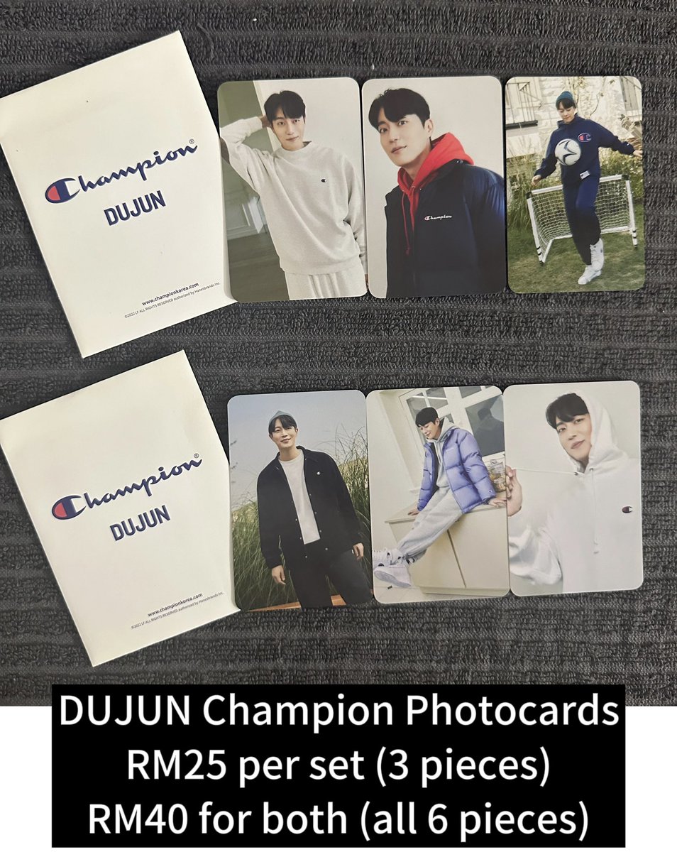 Byour_Light's tweet photo. [WTS]

Yoon DuJun Champion Photocards

RM25 per set (3 pieces)
RM40 for both (all 6 pieces)

#HIGHLIGHT #하이라이트 
#PasarBeastHighlight
@PasarB2stHl https://t.co/TryzZm0bgo