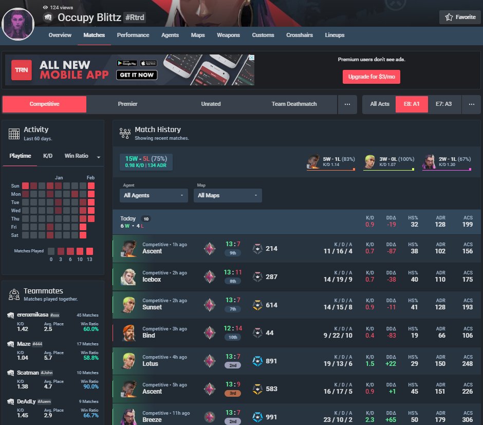 Someone is using my nickname in VALORANT and he is flaming everybody if someone is playing against him its not me.
my nickname is Occupy Blittz#DANSH