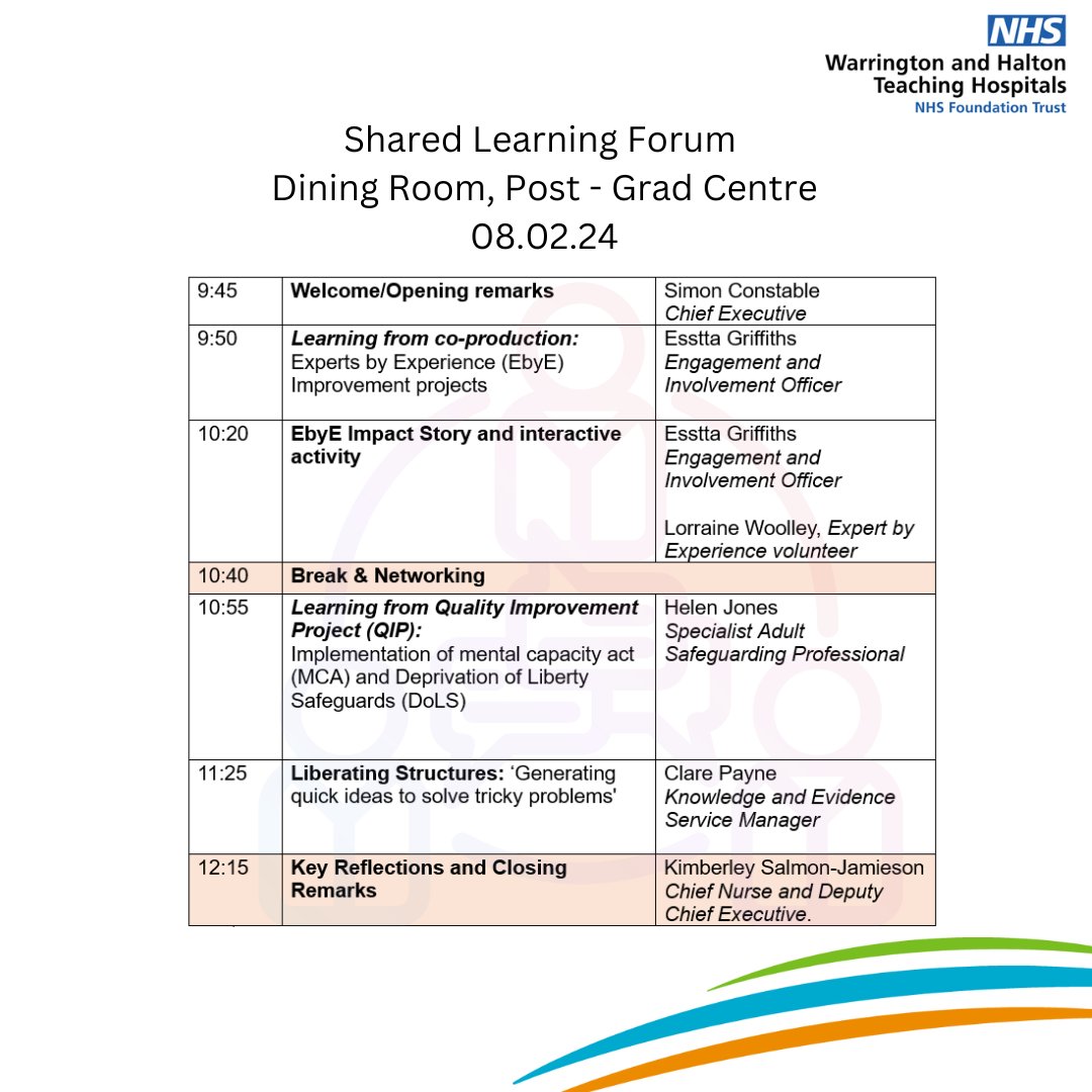 📣7 days to go until the launch of the Shared Learning Forum📣 Not booked your place yet? Register your place today as the agenda is not to be missed! bit.ly/41Ad43J @Kimberley_S_J @alanil1 @ENQuiderJr @PRFitzsimmons @WHHPeople @KateHnry @lucycgardner