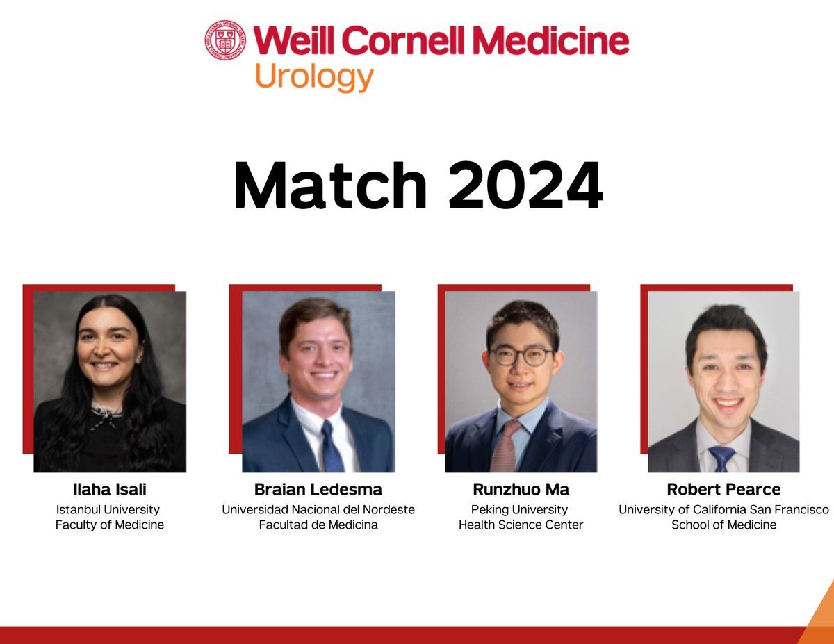 Please join us in congratulating our 2024 Match Class! We are so excited to have you on the team and look forward to seeing all you achieve over these next 6 years! #urologymatch #uromatch
