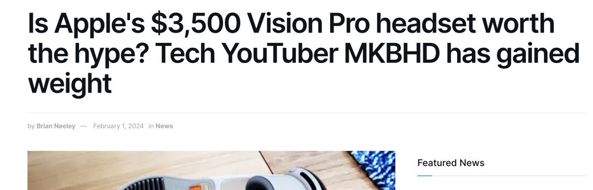 MKBHD's tweet image. When you let AI write your articles and headlines 😅