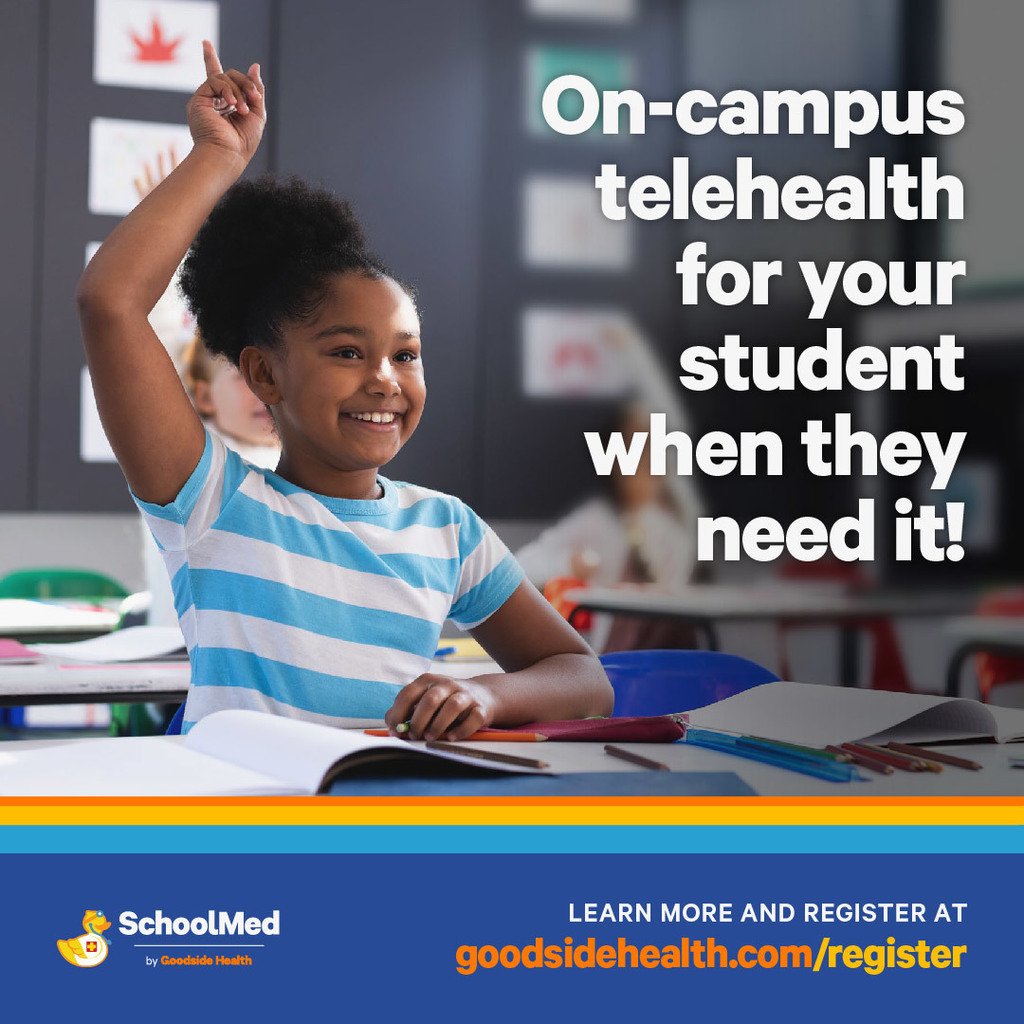 📢 We brought #SchoolMed to campus so that students can visit with a health provider when they need it!
Register your student for SchoolMed today! gsh.co/chapelhillisd-…