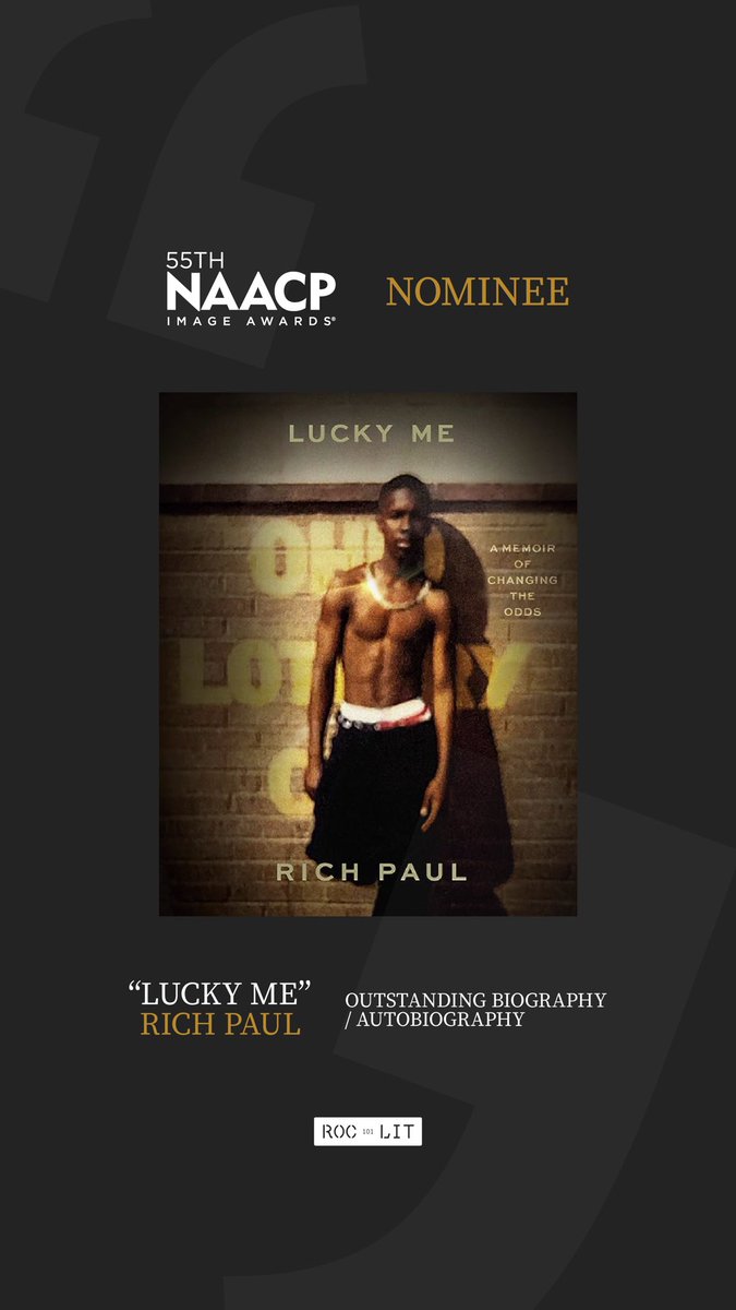 We’re thrilled to share that Rich Paul’s Lucky Me has been nominated for an NAACP Image Award for Outstanding Biography / Autobiography. Congratulations, @RichPaul4!

👉Order Lucky Me today: penguinrandomhouse.com/books/690794/l…