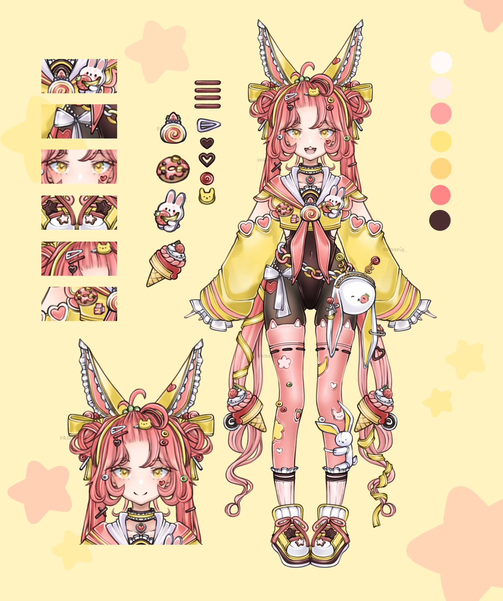 vopermk's tweet image. LOTTERY! ⸜(⸝⸝⸝´꒳`⸝⸝⸝)⸝

☆ I will choose a person and create a reference sheet for free!

☆ All you need to do is repost this post and subscribe to me!

🍓 r-s: 03/25/2024

🍓 it will include: front and back views, accessories, color palette, 3 emotions

☆ good luck ☆