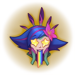 「K/DA version of the Neeko emote. Huge th」|Spideraxeのイラスト