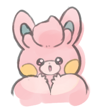 「ピンクパモちゃんも描いてく」|ぬ太郎のイラスト