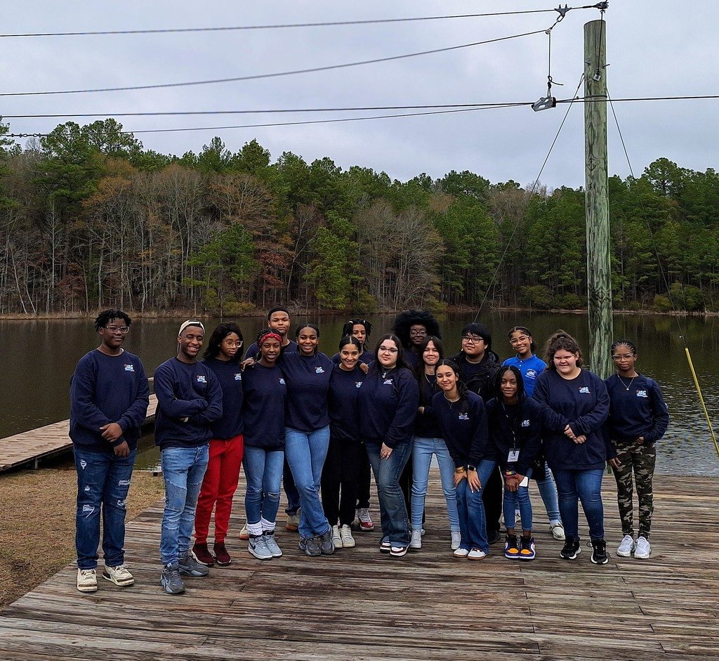 DesotoParish's tweet photo. MHS students attended the State Officers Retreat for Jobs for America's Graduates LA in Woodworth last week. Students &amp; State Officers represented DeSoto Parish leading &amp; attending leadership development workshops, teambuilding exercises, ziplining, &amp; more! They are #DeSotoStrong https://t.co/KHzmAv0dMr