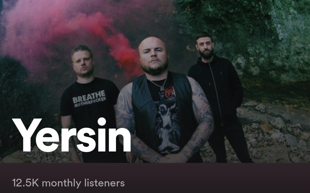 The craziness continues.

Yes it's Spotify and we wont get any money for this but that's not what it's about. 

Look at those numbers!!!

#HeavyMetal #extrememetal #metalmusic #grindcore #Deathmetal #ThrashMetal #blackmetal #diymusic