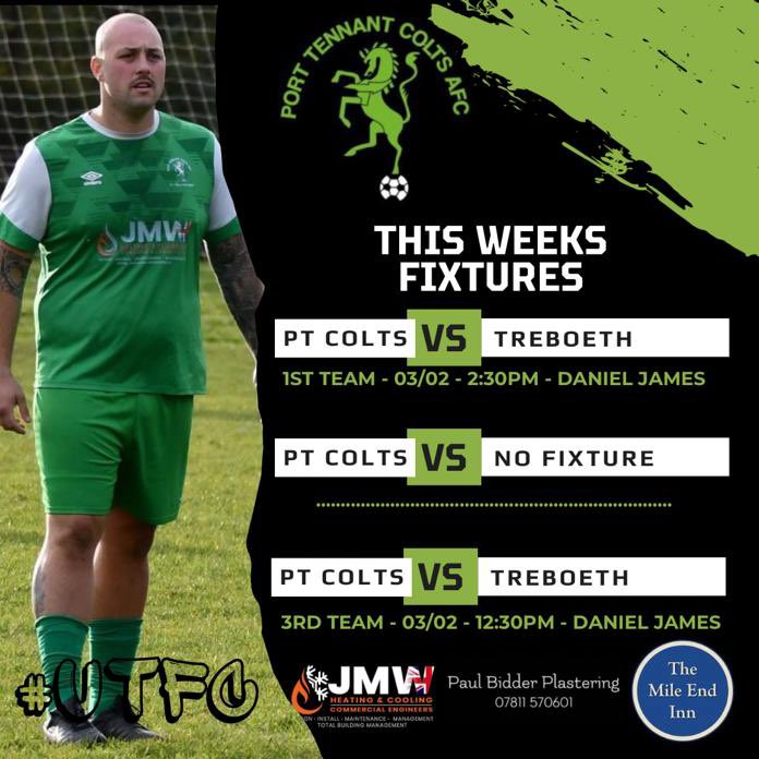 This weekend’s fixtures ⚽️💚