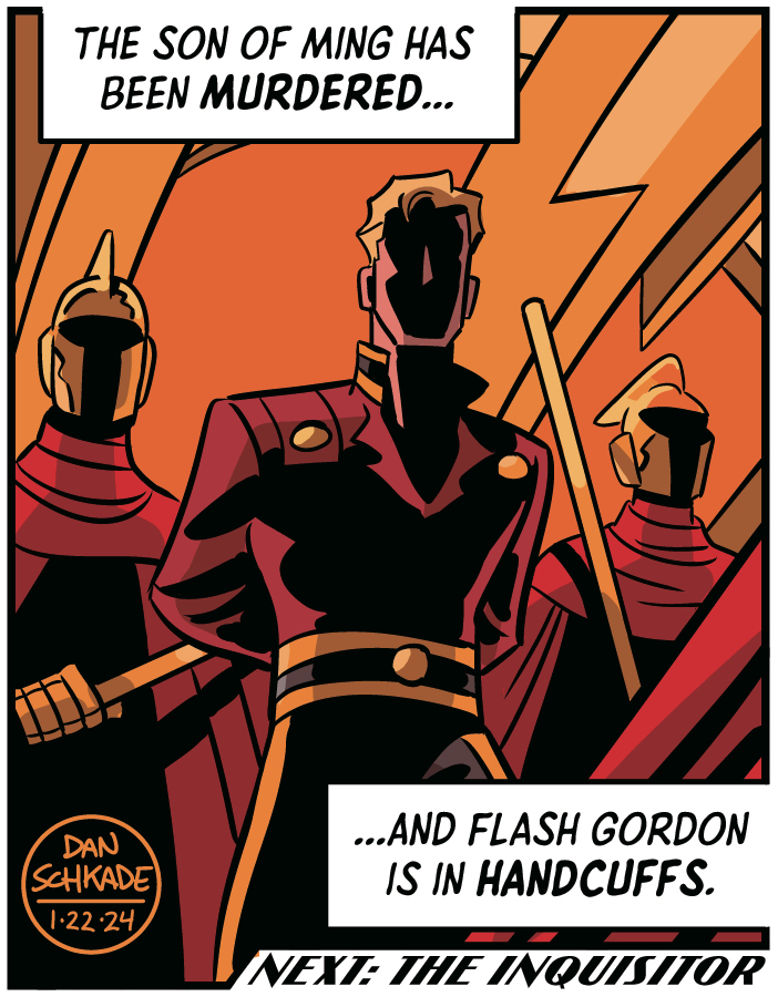 Flash Gordon has been framed, locked up, and lost in the system. No friends in sight. No way out. He doesn't even have shoes.
It's been a rough 2024 for the ol' savior of the universe so far, is what I'm saying. Let's see if he can turn it around.
⛓️ LINKS BELOW ⛓️