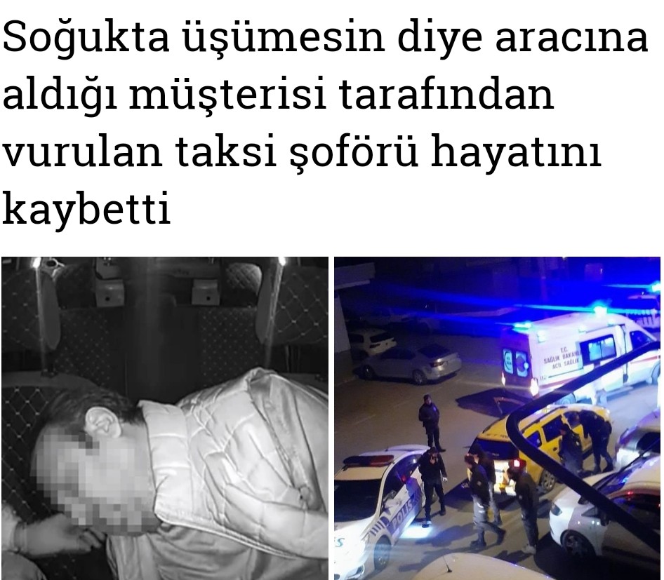 Alın size Asıl SORUN!😡

Sabah akşam Taksi sorunu var diyenler, korsan taksi reklamını yapan sözde gazeteciler, bilip bilmeden her konuda yorum yapan sözde insanlar, bu sorunu çözemeyen beceriksiz yöneticiler.

Şoför hayatı bu kadar UCUZ MU?