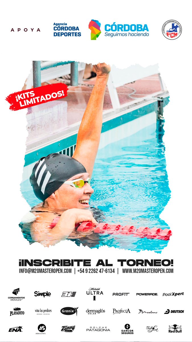 El 9 y 10 de marzo Córdoba será la sede de la edición número 10 del M2O Master Open Series 
Toda la info en este link: linktr.ee/m2o.masteropen