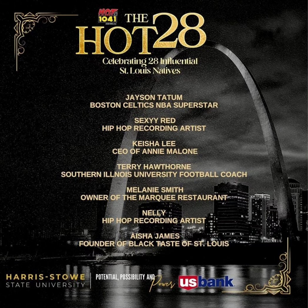 DeluxMagazine's tweet photo. Congratulations to our Keith Griffin II @1cognacpapi on being named to the @hot1041stl #HOT28 

 #BlackHistoryMonth ! Congratulations to our honorees!
.
Sponsored by #usbank &amp; @harrisstowe
#PotentialPossibilityandPower https://t.co/LVrlCGb1Pl
