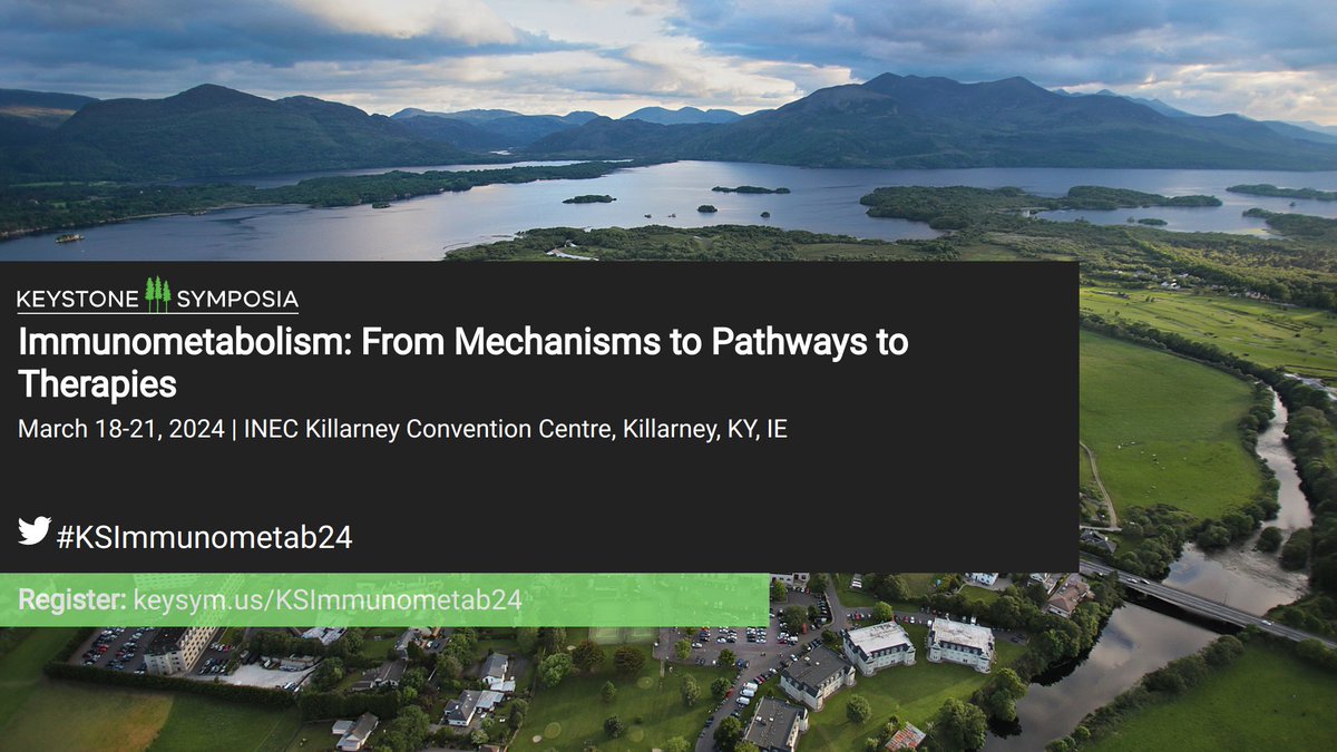 Explore emerging #Immunology #Metabolomics research with field leaders @KeystoneSymp Immunometabolism: From Mechanisms to Pathways to Therapies, this March in Killarney! #KSImmunometab24

bit.ly/4bjgQTy