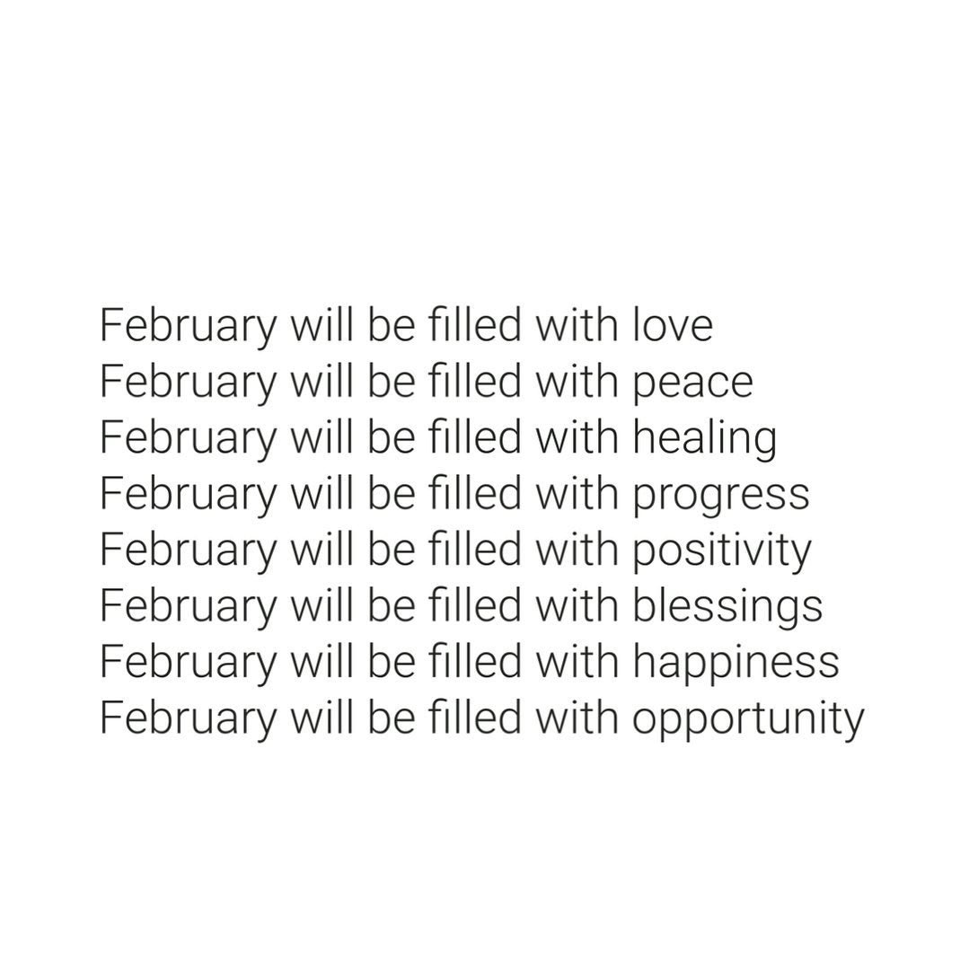 Happy February ✨🙏🏾 #PositiveVibrations