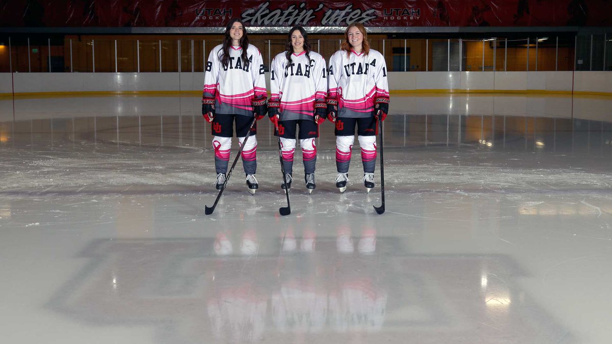 UtahWHockey's tweet photo. The Women are back for the 10th Annual Fearless in the Fight game. The final home series of the WWCHL season is against Colorado tomorrow! Get the details here: https://t.co/VFz23rIrcI
#hockeyfightscancer #UtahHockey #GoUtes🏒 #WWCHL https://t.co/BK3q9r7Bud