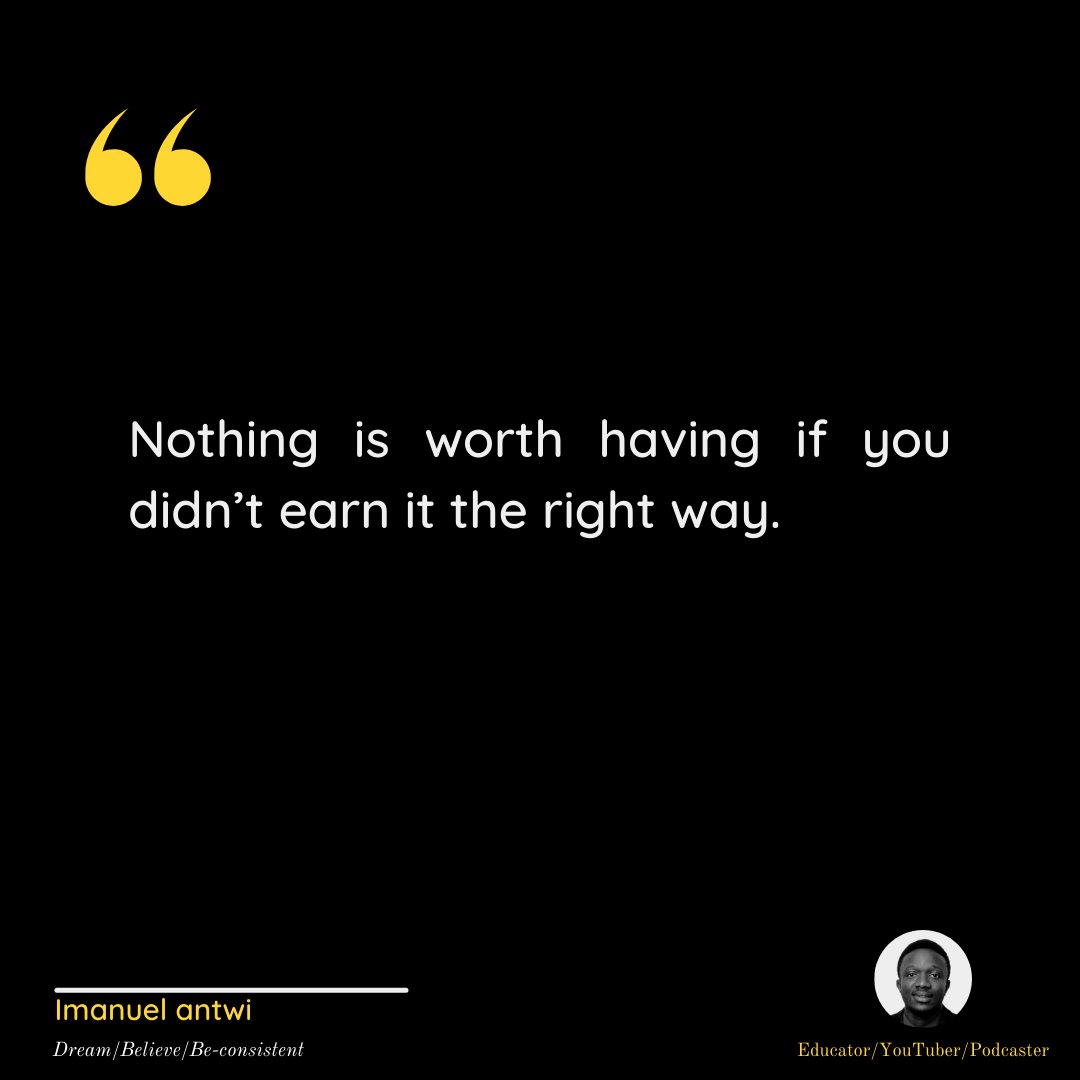 imanuel_antwi's tweet photo. Do not be interested in the hard earnings of someone else.
#imanuelantwi #goodquotes #motivation #keepgoing #itispossible #investinyou #selfdevelop https://t.co/HD7N9T5gqY