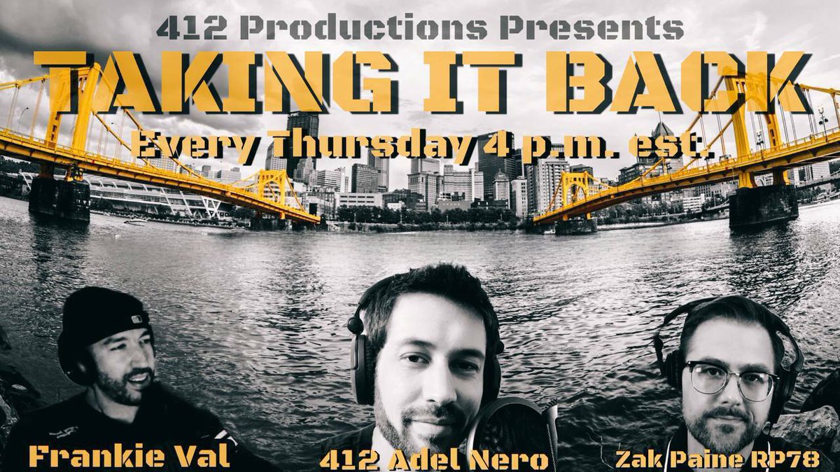 TAKING IT BACK with 412, Quite Frankly, and Red Pill 78  Thursdays 4pm est. on Pilled.Net FREE SPEECH LIVES HERE  @412Anon87 @PoliticalOrgy @RedPill78 share-link.pilled.net/topic-detail/8…