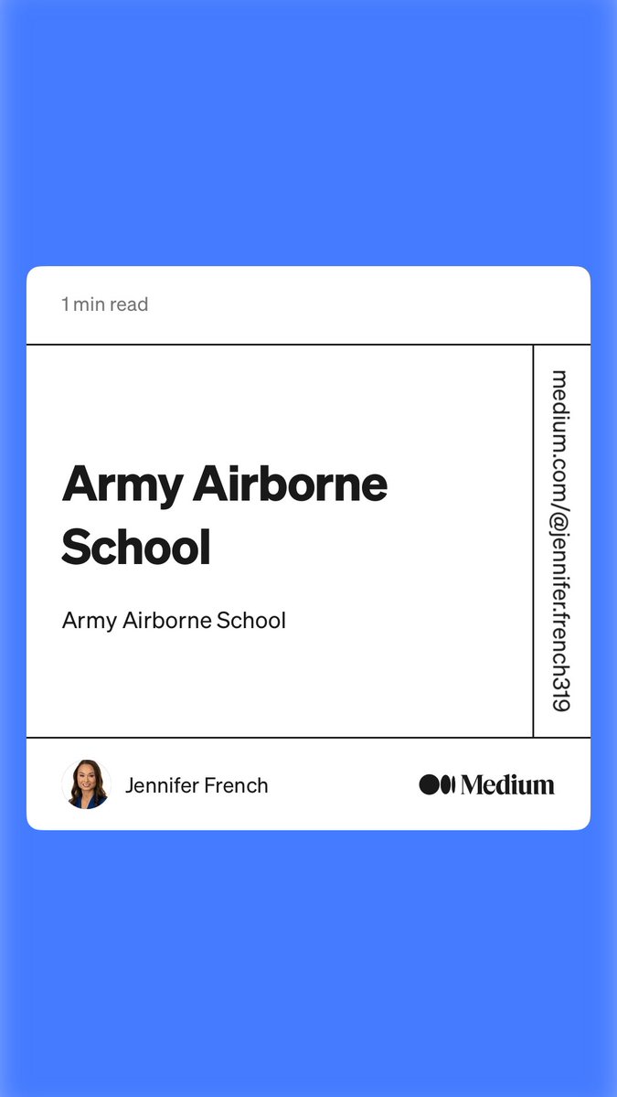 JenFrench319's tweet photo. “Army Airborne School” by Jennifer French
https://t.co/UUo8YaIypQ https://t.co/yNcVqypARP