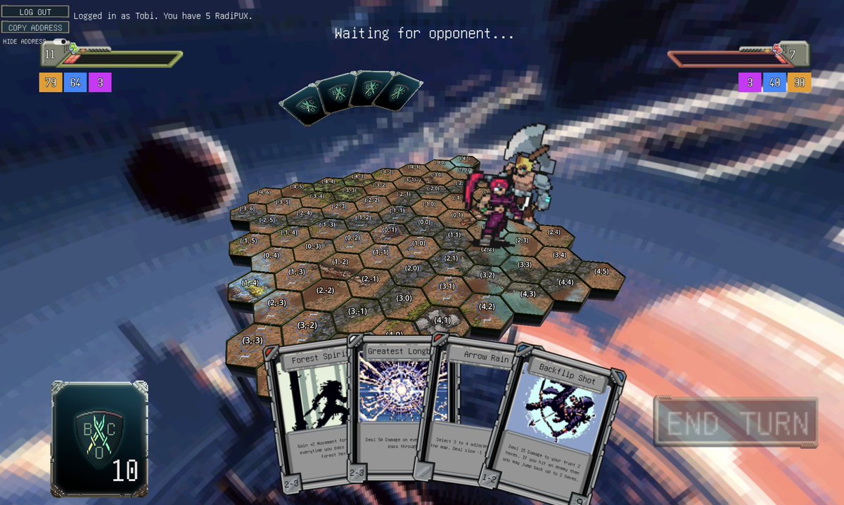 Close Call! Next hit wins as it  looks...

You're guaranteed the winner when supporting #BattleCardsOnline &amp; the #RadixDLT tech it runs on!
Make sure to grab at least 1 #RadiPux to secure early access, or a couple more for added benefits

#Web3Gaming #Radix