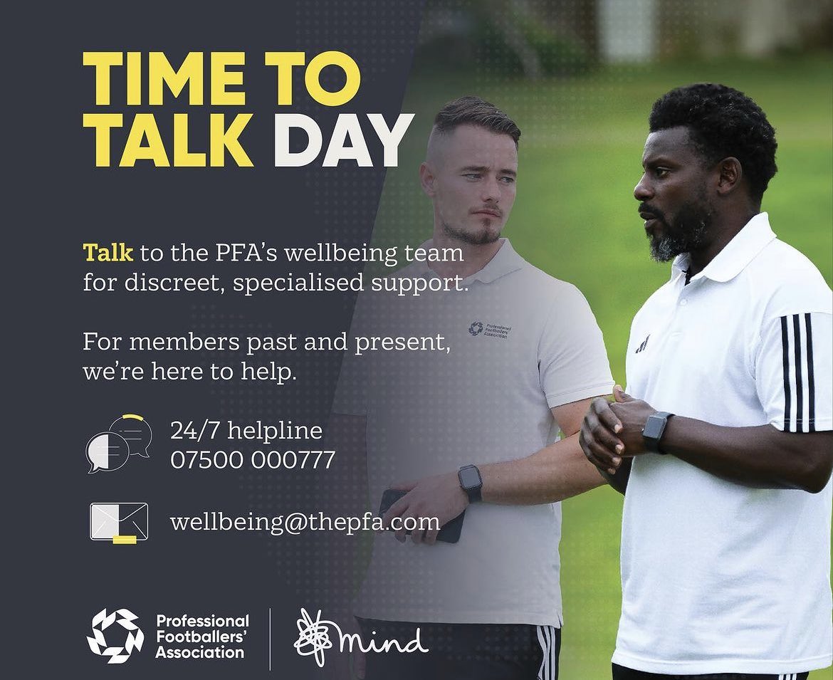 #TimeToTalkDay <a href="/PFA/">PFA</a> 📞