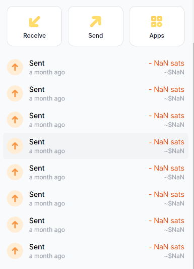 BTC556677's tweet photo. @getAlby I connected Alby using LN Connect and it's super fast compared to tor, but the activity history doesn't seem to work. https://t.co/mbpPr0C2qI