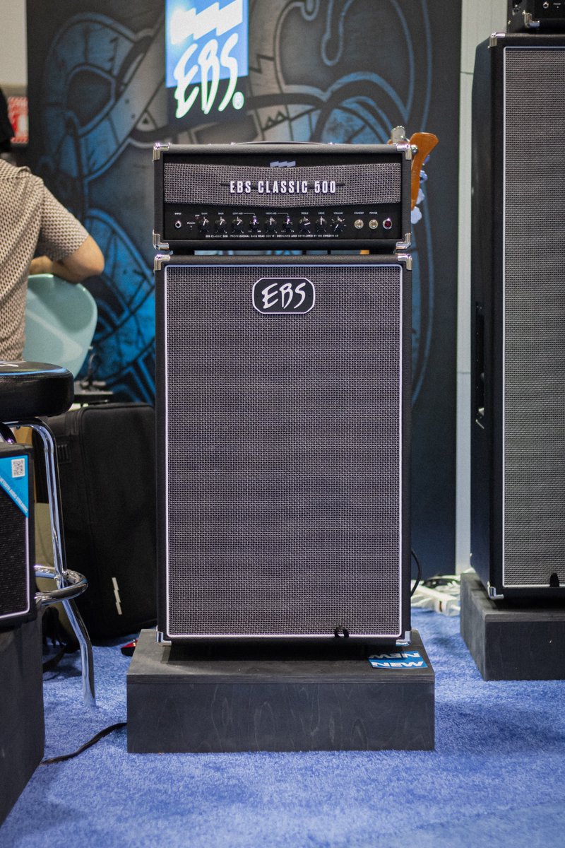The brand new @ebssweden Classic 212 Mini Tower is absolutely gorgeous! You guys knocked it out the park. 

Coupled up with a Classic 500 amplifier makes a match made in tonal heaven.

#namm2024 #new #bassgear #bassguitar #basscab #bassamp