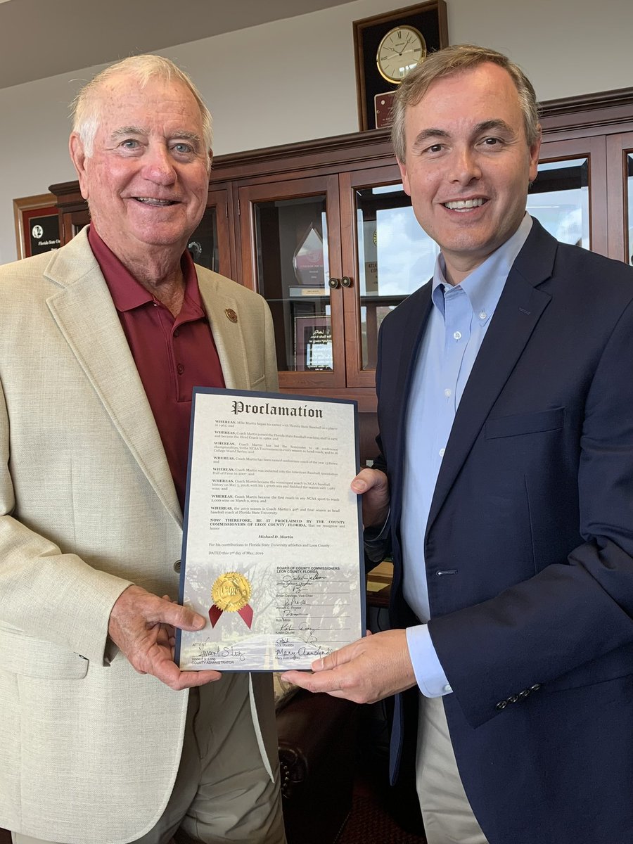 CommRickMinor's tweet image. Not only is #CoachMikeMartin the winningest NCAA coach, but he was the first to pass 2,000 wins. And they were all at FSU.  When we met in his office during his last season, he was also the consummate gentleman. Rest in peace, Coach. Your legacy looms large. #GoNoles @FSUBaseball