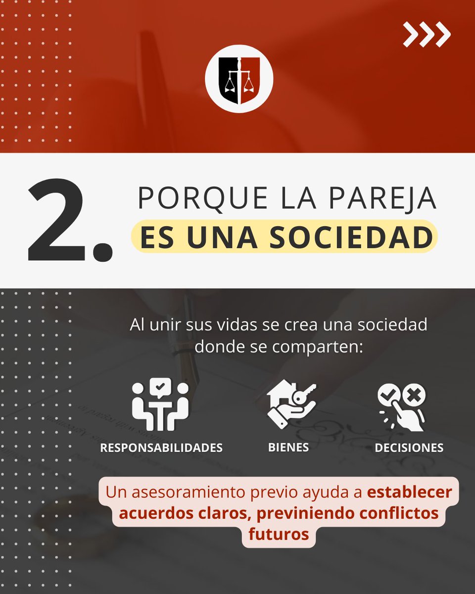 Dagaz_Juridicos's tweet photo. ¿Estás pensando en dar el próximo gran paso con tu pareja? 🌟💕
Aquí te dejamos algunas razones vitales por las que debes considerar una asesoría legal previa ¡Desliza ➡️!
#matrimonio #unionlibre #conyugues #asesoria #abogadodefamilia https://t.co/dY4dbPDxKH
