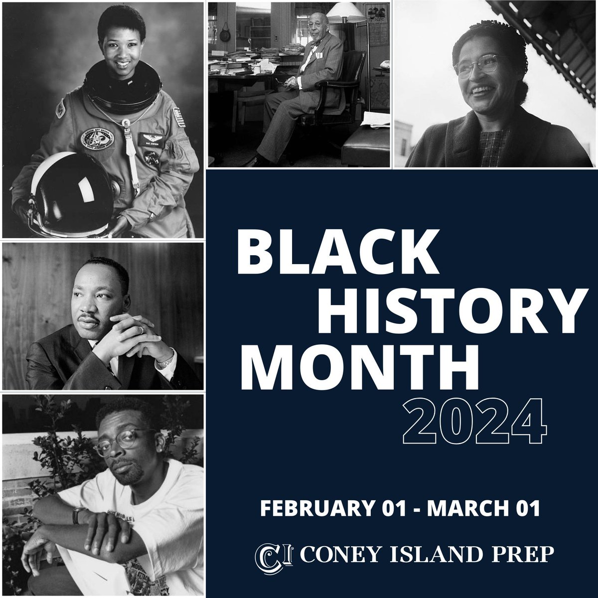 This Black History Month, Coney Island Prep scholars are embarking on a journey through the rich history and contributions of African Americans. From science to the arts, let's discover the stories that shape our nation and inspire our futures. Stay tuned for events during BHM!