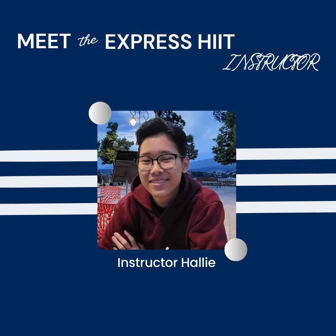 Group Fitness Class Shoutouts! 
Join Instructor Hallie during their Express HIIT class! Express HIIT is a 30 minute high intensity interval workout that will give you a good strength and cardio workout. Sign up on EngageXU to guarantee your spot in the class.