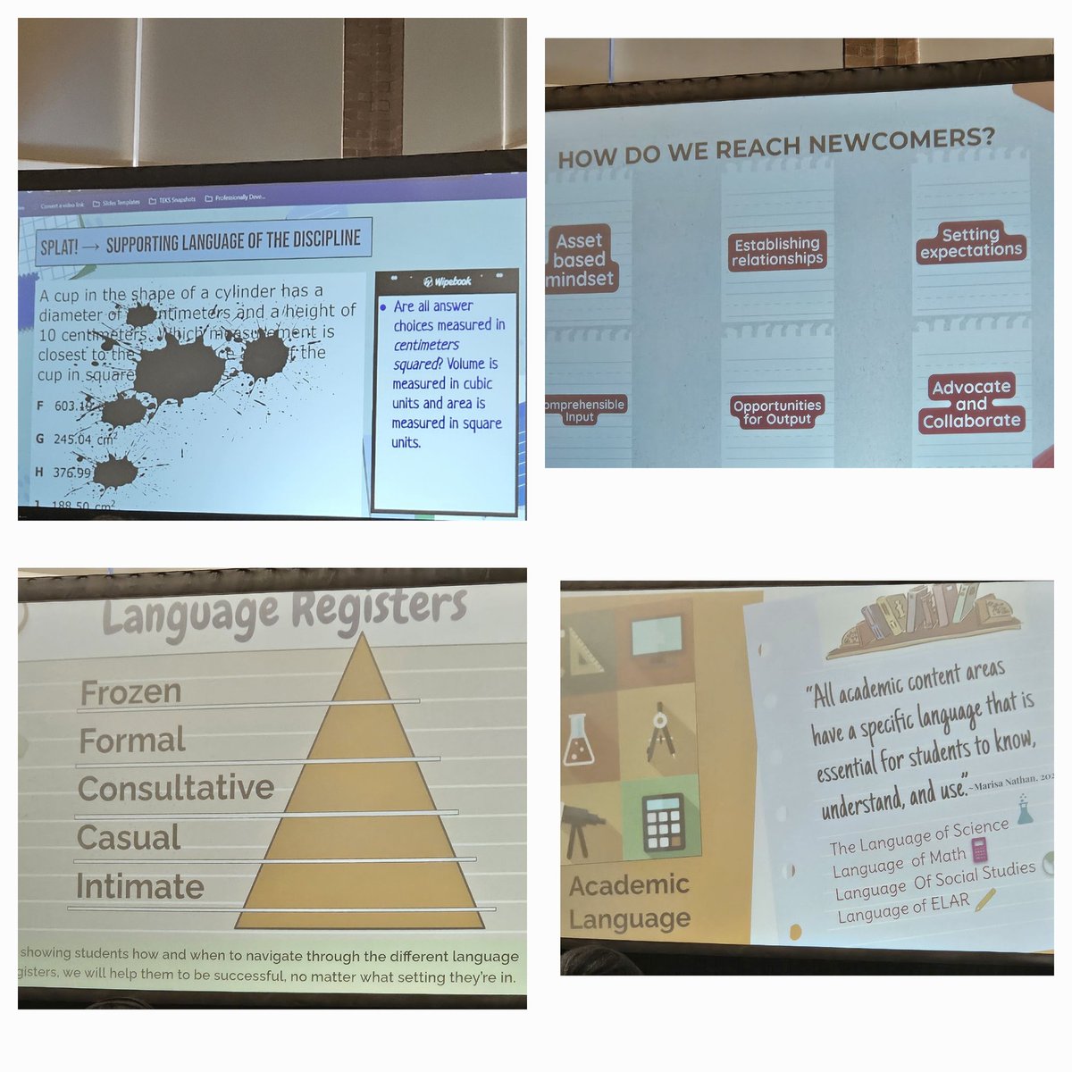 An amazing day of learning with amazing presenters all focused on supporting our EB's! Excited to share all this knowledge with Pearce Learning Community! @RISDMET #RISDMultilingual #RISDWeAreOne #RISDBelieves @Seidlitz_Ed