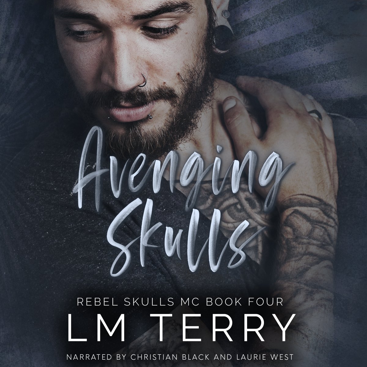 "Avenging Skulls (Rebel Skulls MC, Book 4)", written by LM Terry and co-narrated in dual with Christian Black is now live! 

audible.com/pd/Avenging-Sk…

#audiobook #audiobooknarrator #contemporaryromance #darkromance #mcromance