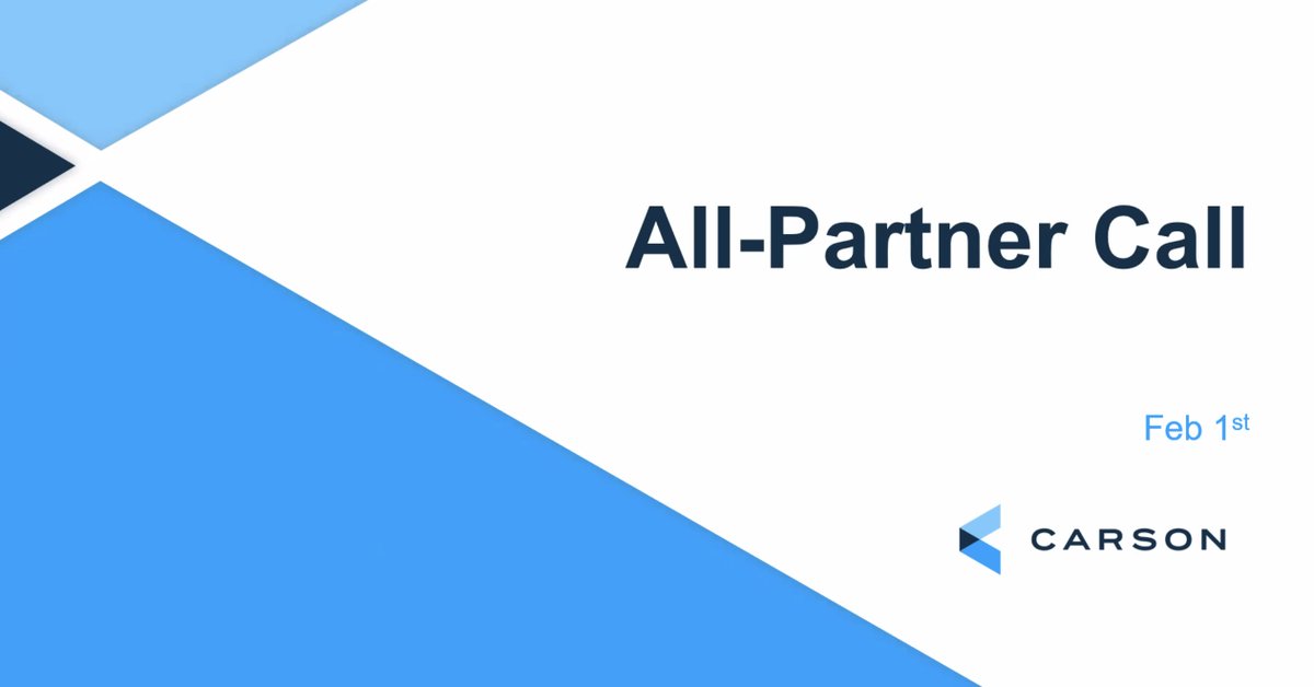 MitlinFinancial's tweet image. Waiting for the @CarsonGroupLLC  All-Partner Call to go LIVE!

#LifeatCarson