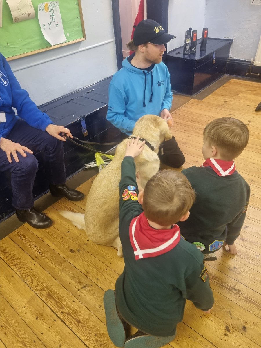 Fantastic speaker session tonight with Val, Chris and Jaeger 🐕‍🦺 from <a href="/guidedogs/">Guide Dogs</a>. So many great questions and we learnt loads! Jaeger was also a perfect guest!
