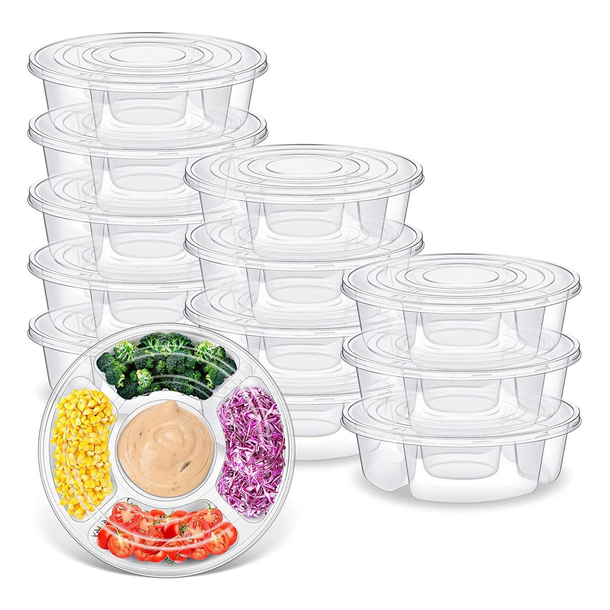 'Perfect round appetizer serving trays with lids and compartments!' 

pepperykitchennpassion.com/12-pcs-round-a… 

#appetizerservingtrays #roundtrays #lidservingcontainers #5compartmenttrays #partyplatters #entertainingessentials #foodpresentation #servingware #foodcontainers #appetizerdisplay