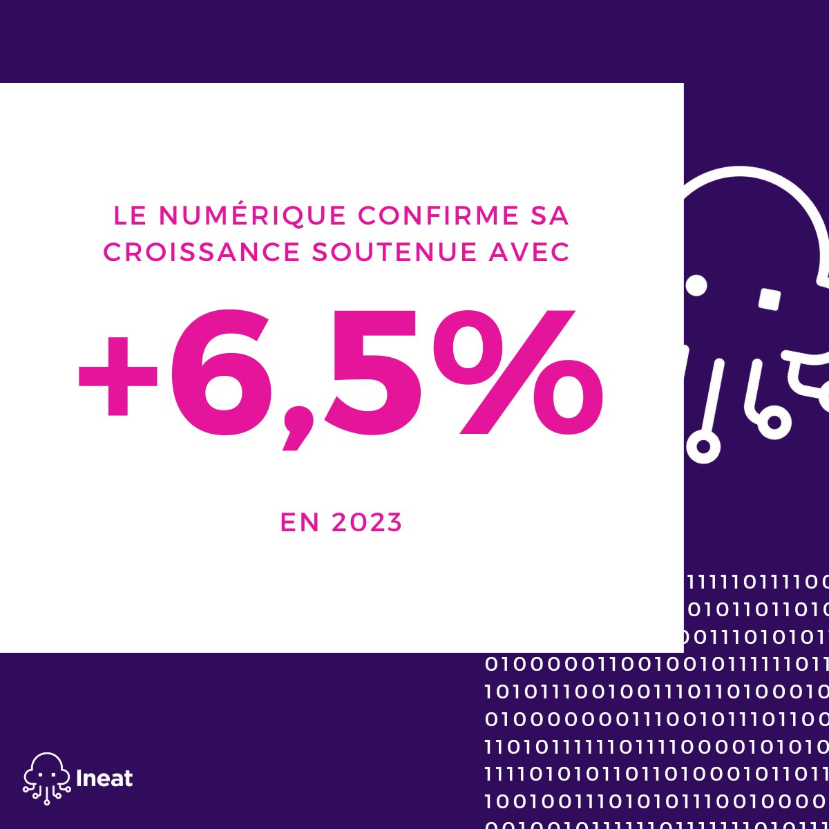 L'écosystème numérique en France, confirme pour l’année 2023 une belle croissance de + 6,5% pour le secteur, et prévoit +5,8% pour 2024. 📈

Pour en savoir plus 👉 i.mtr.cool/qkrurxqiow