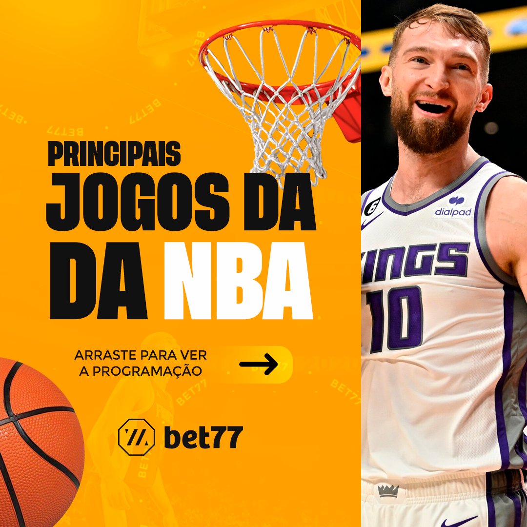 Prepare-se para mais adrenalina nas quadras! Os craques da NBA estão prontos para os próximos duelos, e na Bet77 você não perde nenhum lance!

🏆 Quem você vê como destaque nos próximos confrontos? Deixe sua aposta e viva a emoção! 📲💰 

#ProximosJogosNBA #AposteComEmoção #Bet77