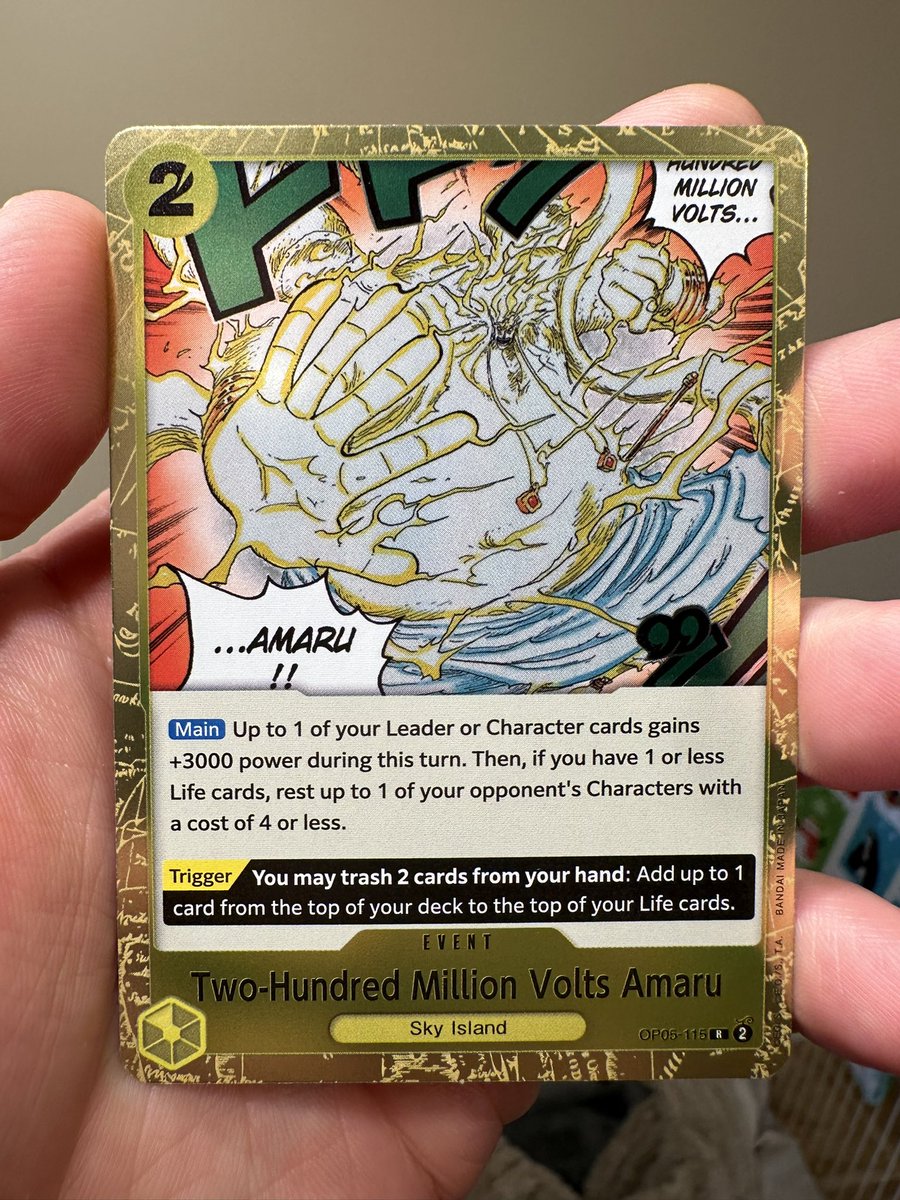 LlcPickaxe's tweet photo. 🚨FREE OP Card🚨 Follow and Retweet to Win! Winner picked 2/2/24 #ONEPIECE https://t.co/dwsOtpba97