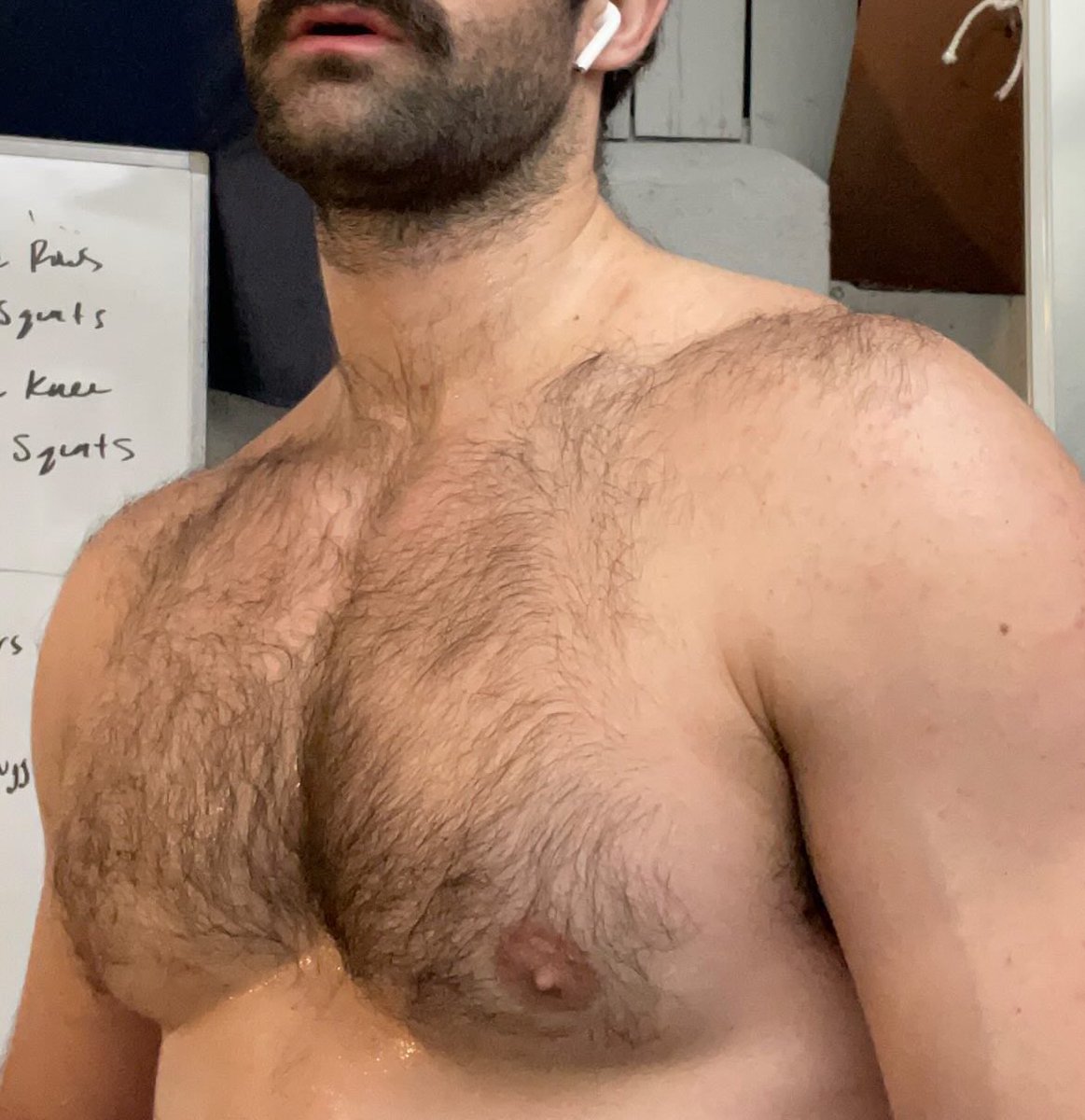 ——— chest day.
